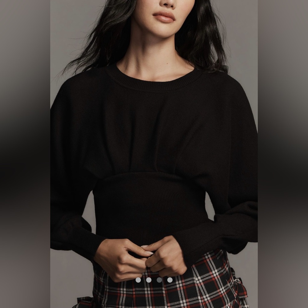 Anthropologie black sweater